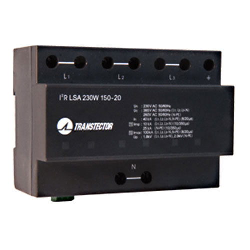 AC Surge Protector SPD I2R DIN-Rail 3 kA Surge Counter