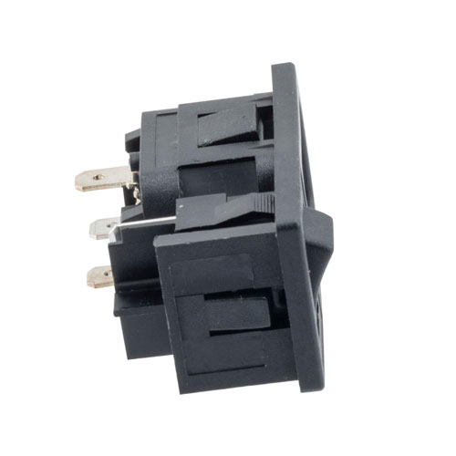 Horizontal Power Entry Module, Panel-Mount, C14 Inlet, I/O Marked ...