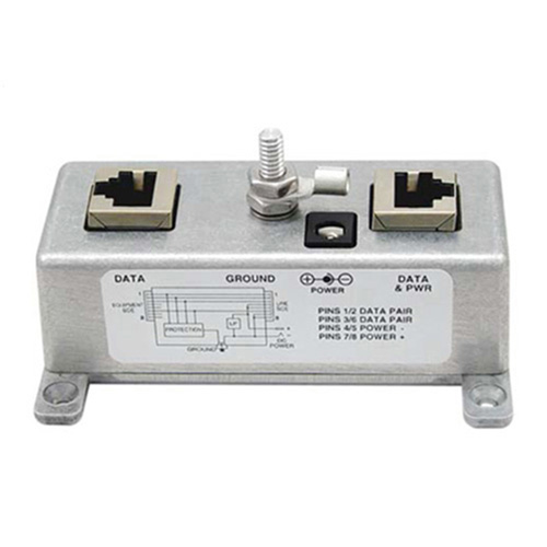 Power Over Ethernet PoE Midspan Injector Category 5 1 Port 802.3af Type B  w/ Lightning Protection