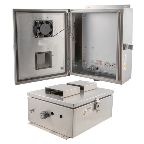 12x10x06 Stainless Steel Weatherproof Outdoor IP24 NEMA 3R Enclosure