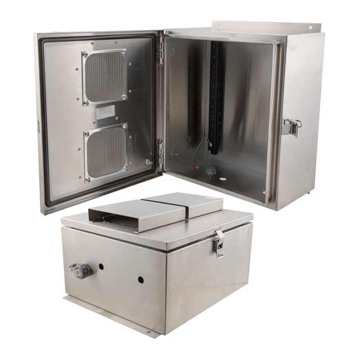 14x12x07 Stainless Steel Weatherproof Outdoor IP24 NEMA 3R Enclosure