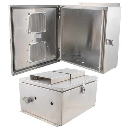 14x12x07 Stainless Steel Weatherproof Outdoor IP24 NEMA 3R Enclosure
