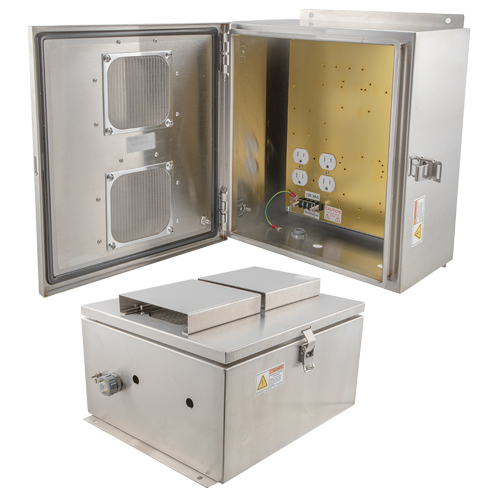14x12x07 Stainless Steel Weatherproof Outdoor IP24 NEMA 3R Enclosure