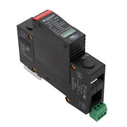 AC Surge Protector SPD I2R-50K DIN-Rail 120 Vac Single-Phase MOV 50 kA, UL 1449 5th Ed. Type 1ca