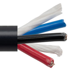 Power Bulk Tray Cable, TC-ER, Exposed Run, 3 Conductor, 10 AWG, 600 V, THHN, UL86 UL1277 UL1581, VW-1, PVC, Black, 1000 feet
